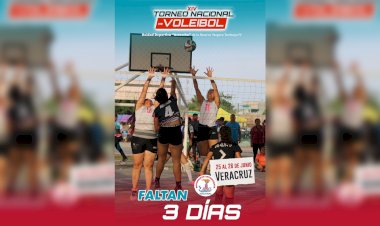 Faltan 3 días para XIV Torneo Nacional de Voleibol