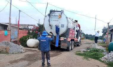 Antorcha gestiona servicio de vactor en Chicoloapan