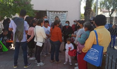 Antorchistas de Xochimilco se manifiestan en la alcaldía; demandan soluciones a alcalde 
