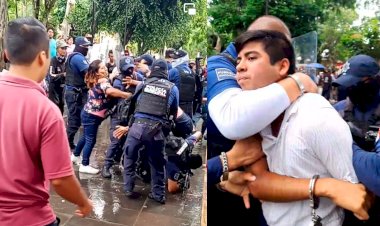 En Coatepec, Veracruz, represión y mentiras de la falsa izquierda