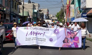 Mujeres de Chimalhuacán en pie de lucha por un mundo mejor