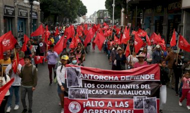 Antorchistas poblanos exigen alto a las agresiones de la “28 de Octubre”