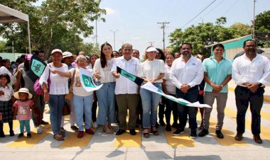 Inauguran antorchistas obra integral que beneficiará a más de 12 mil jarochos