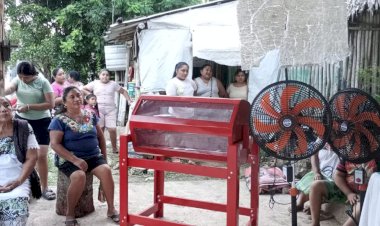 Antorchistas de Tihosuco realizan “rifa entre amigos” como parte de las actividades económicas para solventar el costo de su lucha