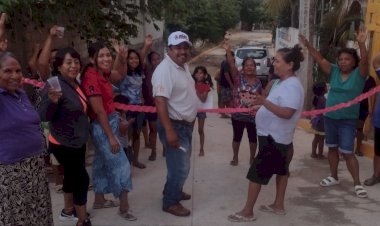 Inaugura Antorcha obra integral en la colonia Jacarandas
