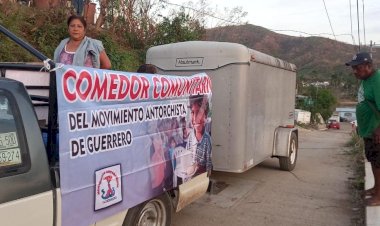 Antorcha en Guerrero instala comedores comunitarios para damnificados por 
