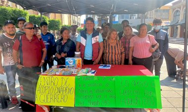 Antorchistas michoacanos se solidarizan con acapulqueños afectados por Otis
