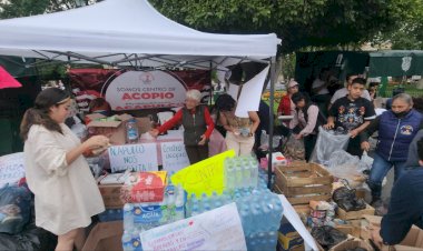 Pueblo michoacano se solidariza con damnificados de Guerrero