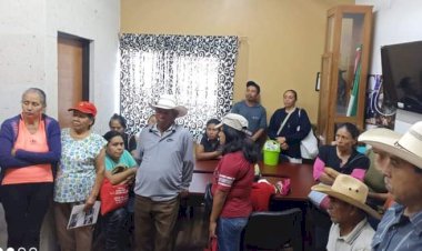 Campesinos solicitan apoyo a edil de Totolapan, Morelos