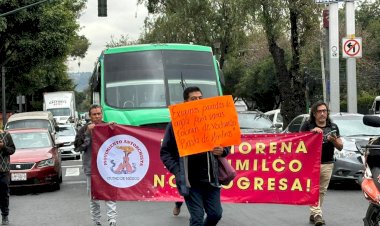 Antorchistas de Xochimilco demandan soluciones a José Carlos Acosta