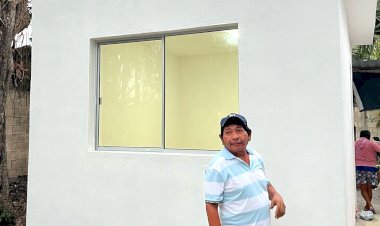 Antorchistas de Champotón reciben viviendas