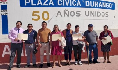 Garantizan certeza legal en colonia Unidad Antorchista de Cancún