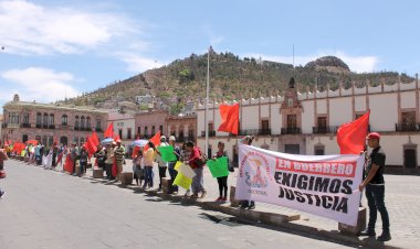 Antorchistas de Zacatecas se unen al llamado de justicia por Conrado