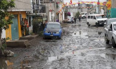 Constantes inundaciones acechan a habitantes de Chalco