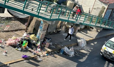 En Chimalhuacán, Estado de México se vive entre basura
