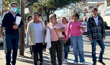 Antorchistas de Nogales entregan pliego petitorio