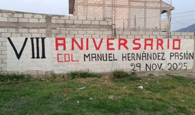 Antorcha en Morelos conmemora 8 años de colonia Manuel Hernández